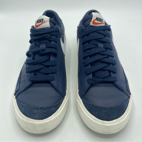 Nike Blazer Low 77’ vintage Midnight Navy Men’s Sneakers - Picture 2 of 8